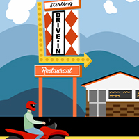 Welch tourism motion graphic animation.